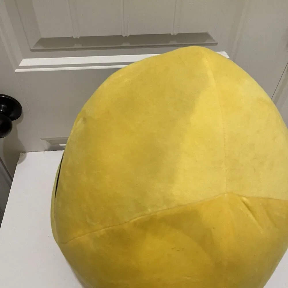 PAC-MAN Texas Lottery Yellow Black 14X13 Large Plush Arcade Collector Game